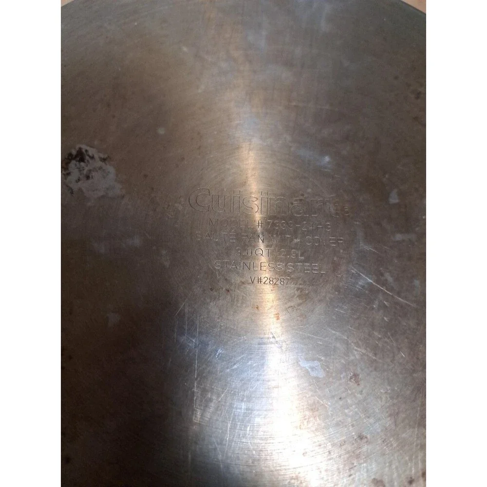 Cuisinart Sauté Skillet 7333-24HG Pan Stainless Steel No Lid